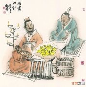 名画138 王振鹏《伯牙鼓琴图》