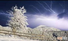 雷打雪现象形成原因 雷打雪天气是怎么形成的